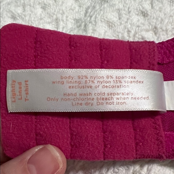 Cacique Fuchsia Look Lace Bra - Picture 8 of 12